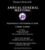 Annual General Meeting poster 2026